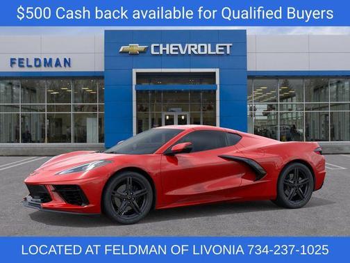 Torch Red 2026 Chevrolet Corvette Stingray w/1LT