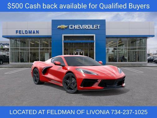 Torch Red 2026 Chevrolet Corvette Stingray w/1LT