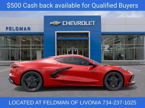 Torch Red 2026 Chevrolet Corvette Stingray w/1LT
