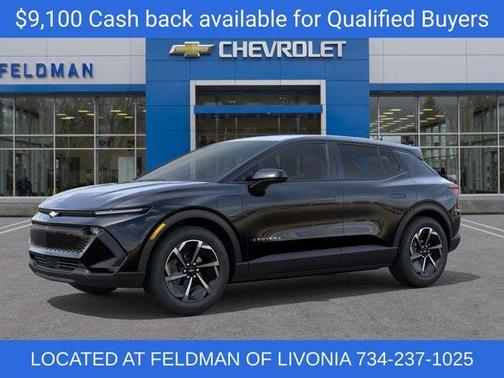 Black 2026 Chevrolet Equinox EV LT 1