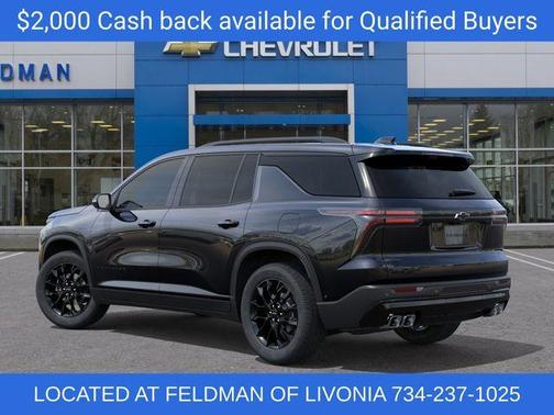 Mosaic Black Metallic 2026 Chevrolet Traverse LT