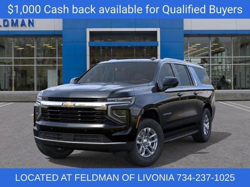 Black 2026 Chevrolet Suburban LS