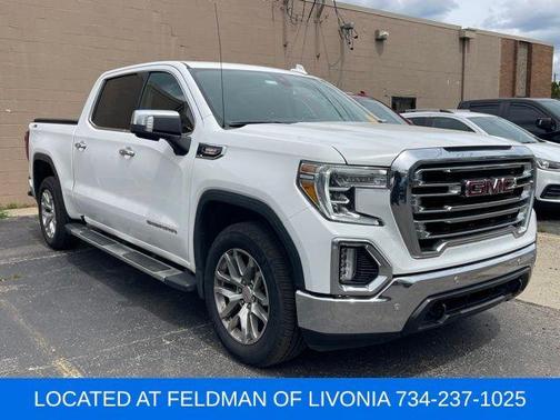 Summit White 2021 GMC Sierra 1500 SLT