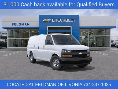 Summit White 2026 Chevrolet Express 2500 Work Van