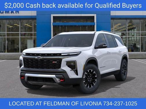 Polar White 2026 Chevrolet Traverse Z71