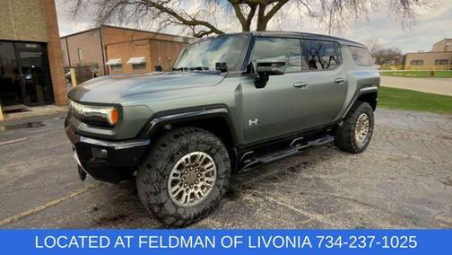 Green Matte 2024 GMC HUMMER EV SUV 3X