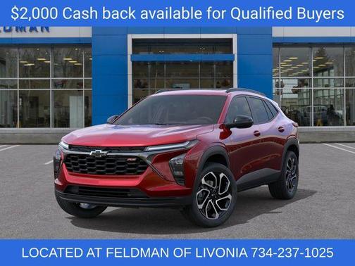 Red 2026 Chevrolet Trax 2RS