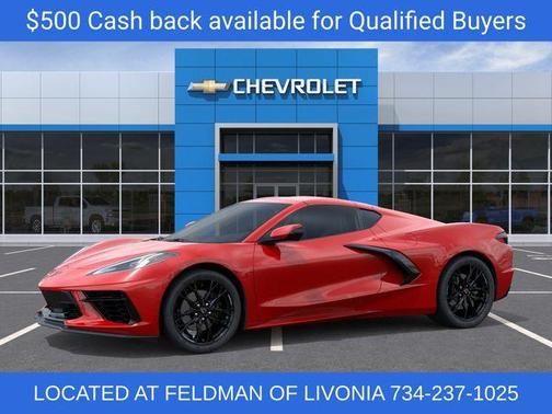 Torch Red 2026 Chevrolet Corvette Stingray w/1LT
