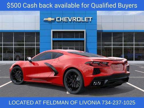 Torch Red 2026 Chevrolet Corvette Stingray w/1LT