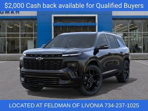 Mosaic Black Metallic 2026 Chevrolet Traverse RS