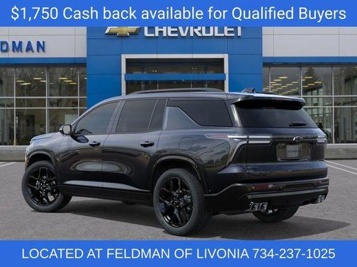 Mosaic Black Metallic 2026 Chevrolet Traverse RS