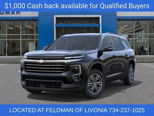 Mosaic Black Metallic 2026 Chevrolet Traverse LT