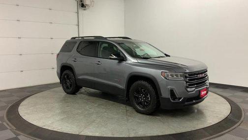 Satin Steel Metallic 2022 GMC Acadia AT4