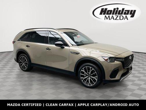 Zircon Sand Metallic 2025 Mazda CX-70 PHEV Premium Plus Package