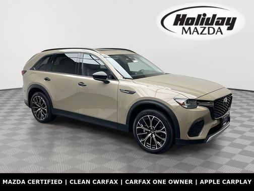 Zircon Sand Metallic 2025 Mazda CX-70 PHEV Premium Package