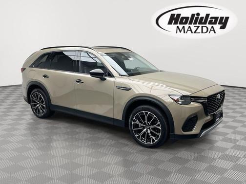 Zircon Sand Metallic 2025 Mazda CX-70 PHEV Premium Package