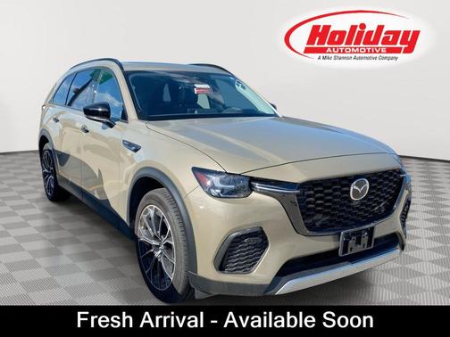 Zircon Sand Metallic 2025 Mazda CX-70 PHEV Premium Package