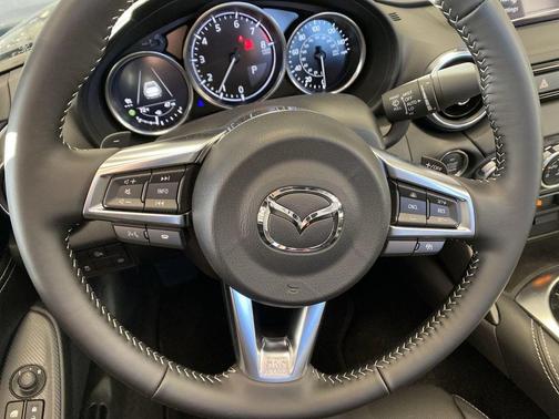 Deep Crystal Blue Mica 2025 Mazda MX-5 Miata RF Grand Touring
