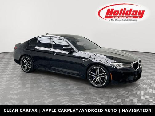 Black Sapphire Metallic 2021 BMW M5 Base