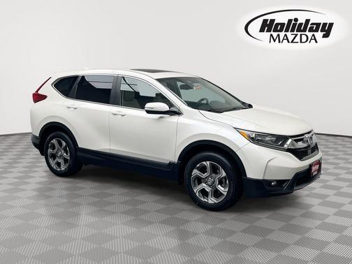 White Diamond Pearl 2018 Honda CR-V EX-L
