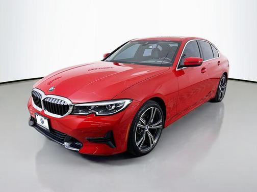 Melbourne Red Metallic 2021 BMW 330 xDrive