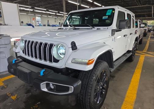 Bright White Clearcoat 2024 Jeep Wrangler 4xe Sahara