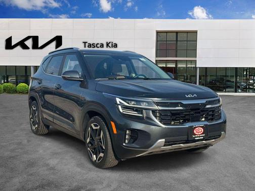 Gravity Gray 2024 Kia Seltos SX Turbo