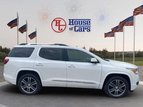 White Frost Tricoat 2017 GMC Acadia Denali