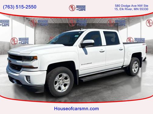 White 2018 Chevrolet Silverado 1500 2LT