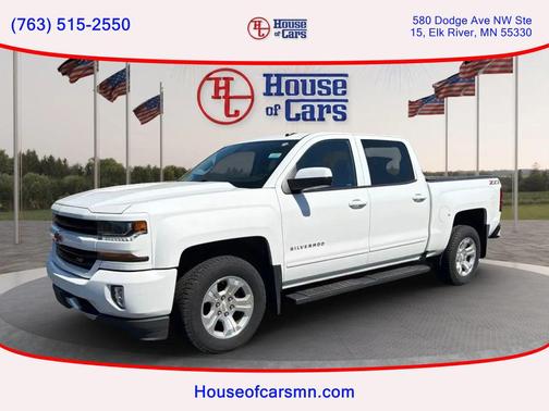 White 2018 Chevrolet Silverado 1500 2LT