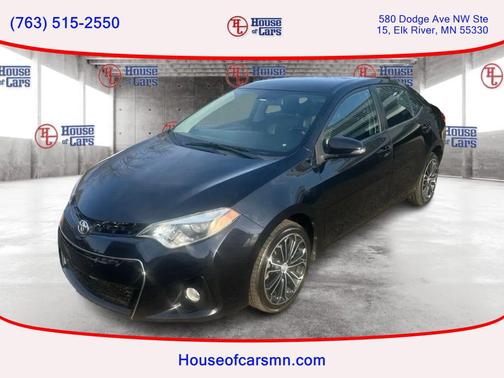 Black Sand Pearl 2016 Toyota Corolla S Plus