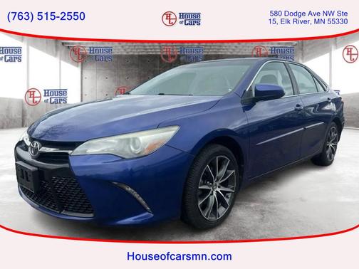 Blue Crush Metallic 2015 Toyota Camry XSE