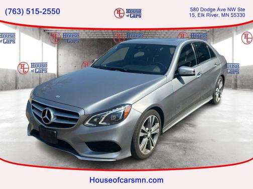 Silver 2014 Mercedes-Benz E-Class E 350 4MATIC Sedan 4D