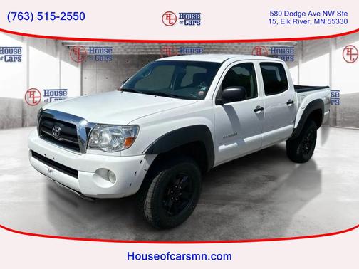 Super White 2008 Toyota Tacoma PreRunner Double Cab