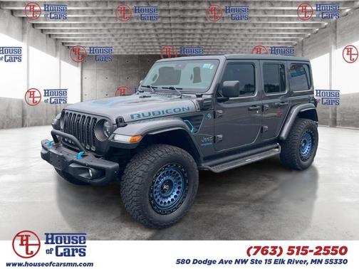 Granite Crystal Metallic Clearcoat 2021 Jeep Wrangler Unlimited 4xe Rubicon