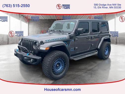 Granite Crystal Metallic Clearcoat 2021 Jeep Wrangler Unlimited 4xe Rubicon