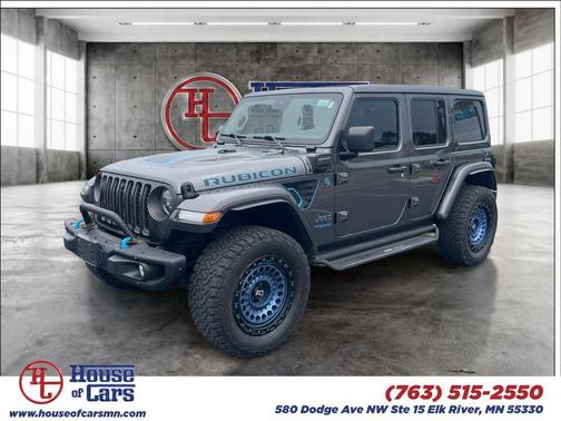 Granite Crystal Metallic Clearcoat 2021 Jeep Wrangler Unlimited 4xe Rubicon