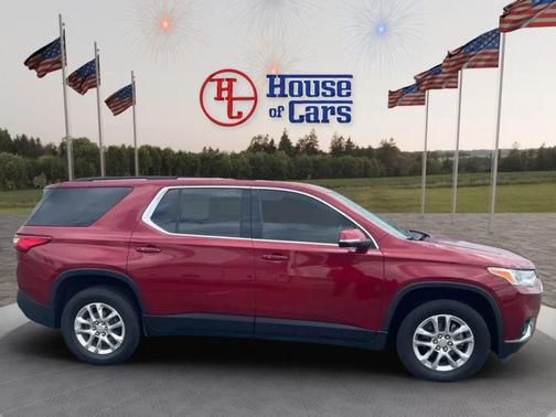 Cajun Red Tintcoat 2020 Chevrolet Traverse LT Cloth