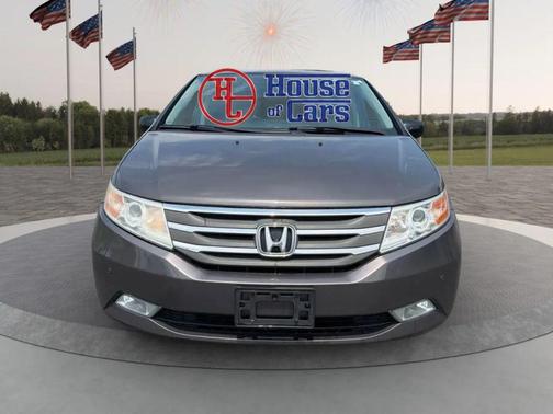 Polished Metal Metallic 2013 Honda Odyssey Touring Elite