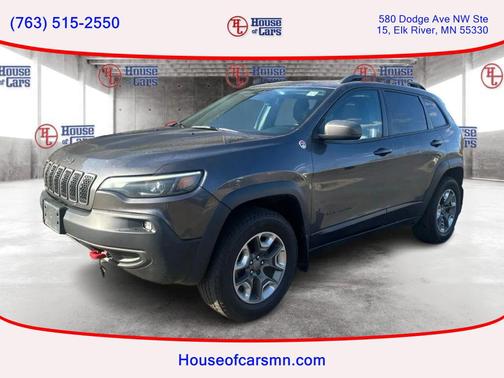 Gray 2019 Jeep Cherokee Trailhawk Elite