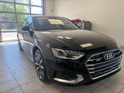 Brilliant Black 2021 Audi A4 40 Premium Plus