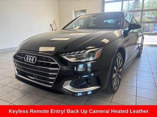 Brilliant Black 2021 Audi A4 40 Premium Plus
