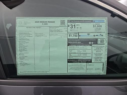2025 Nissan Rogue S