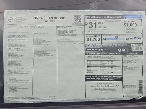 2025 Nissan Rogue SV