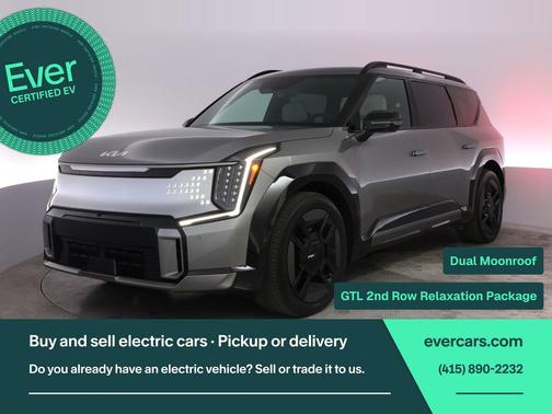 Pebble Gray 2024 Kia EV9 GT-Line