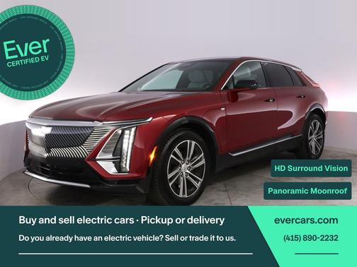 Radiant Red Tintcoat 2024 Cadillac LYRIQ Luxury