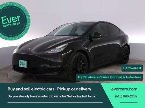 Solid Black 2021 Tesla Model Y Long Range Dual Motor All-Wheel Drive