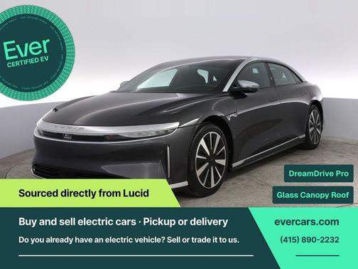 Quantum Gray Metallic 2023 Lucid Air Grand Touring
