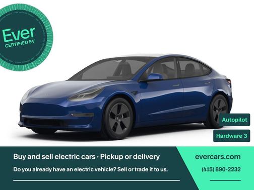 Deep Blue Metallic 2023 Tesla Model 3 Standard Range