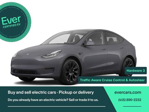 Gray 2022 Tesla Model Y Long Range Dual Motor All-Wheel Drive